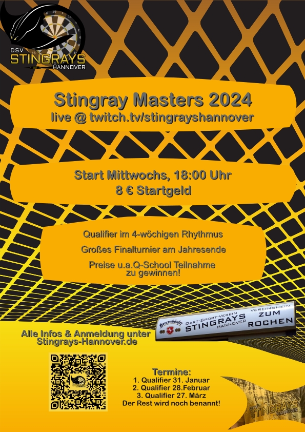 Es geht wieder los! - Stingray Masters Series 2024