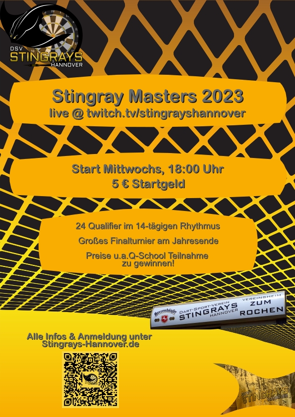 Es geht wieder los! - Stingray Masters Series 2023